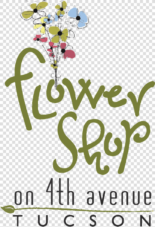 Flower Shop On 4th Avenue   Graphic Design  HD Png DownloadTransparent PNG