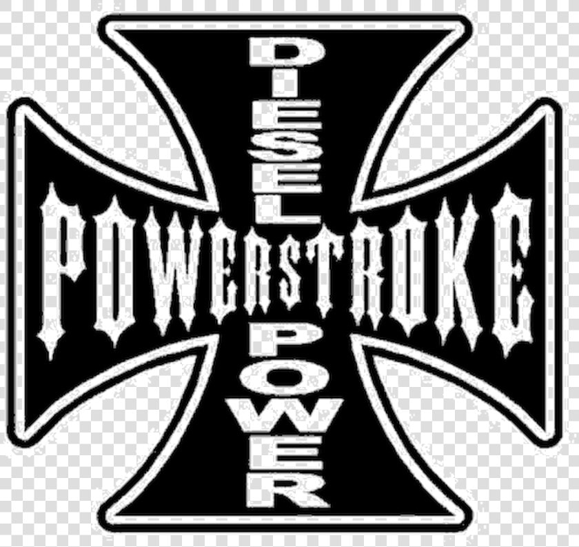 Diesel Power Maltese Cross Power Stroke Decal High   Katie Hill Nazi Tattoo  HD Png DownloadTransparent PNG