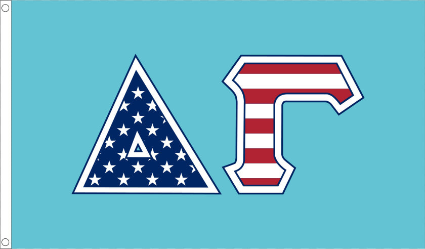 American Flag Greek Flag title American Flag Greek   Triangle  HD Png DownloadTransparent PNG