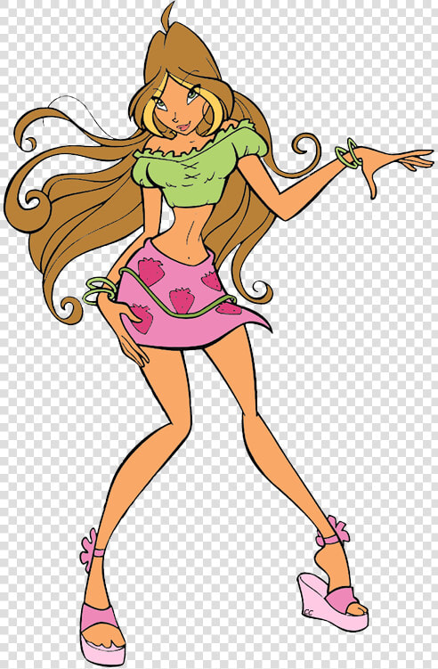 Transparent Flora Png   Winx Club Flora Png  Png DownloadTransparent PNG