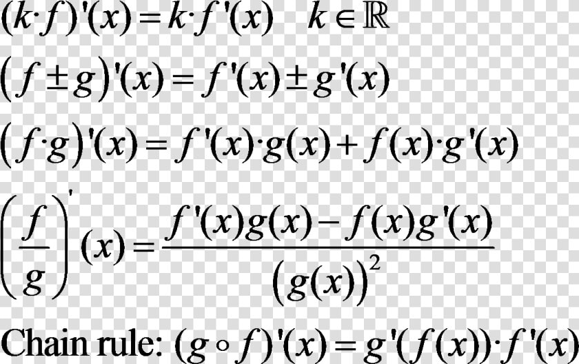 Quo Rule For Derivatives  HD Png DownloadTransparent PNG