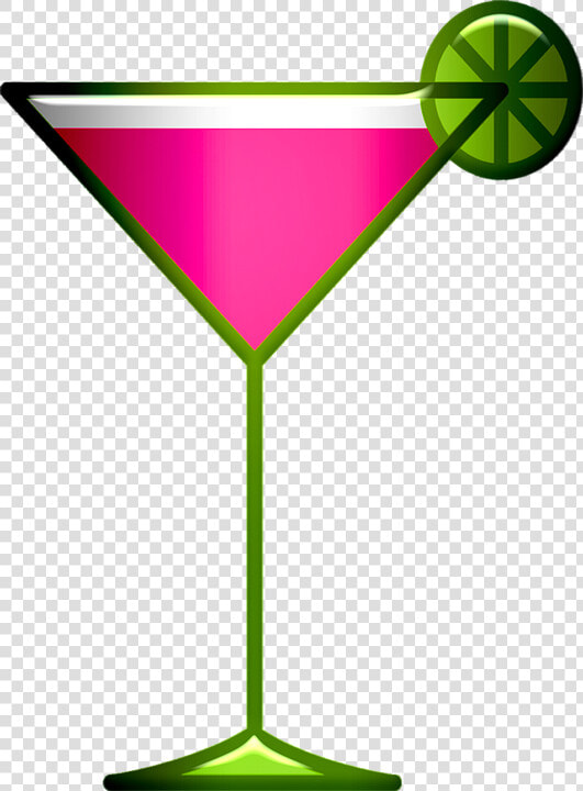 Cocktail  Drink  Pink  Lime  Glass  Refreshment   Pink Cocktail Png  Transparent PngTransparent PNG