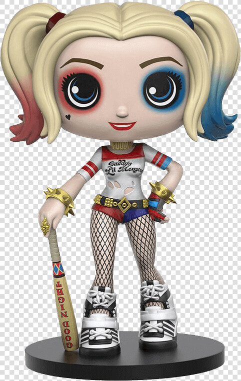 Suicide Squad Harley Quinn Wobblers Bobblehead   Funko Wobbler Harley Quinn  HD Png DownloadTransparent PNG