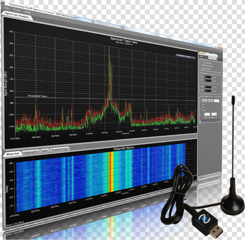 Rf Viewer Wireless Usb Dongle  Rf Spectrum Analyzer   Radio Spectrum Analyzer  HD Png DownloadTransparent PNG