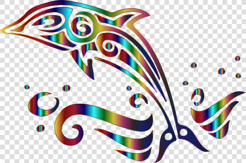 Visual Arts art graphic Design   Tribal Dolphin Png  Transparent PngTransparent PNG