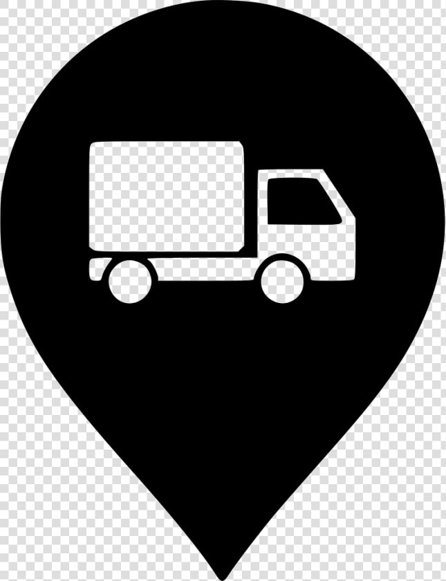 Lorry   Lorry Map Marker Svg  HD Png DownloadTransparent PNG