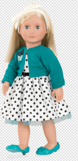 Ruby Retro 18 inch Doll With Polka Dot Dress   American Girl Doll Ruby  HD Png DownloadTransparent PNG