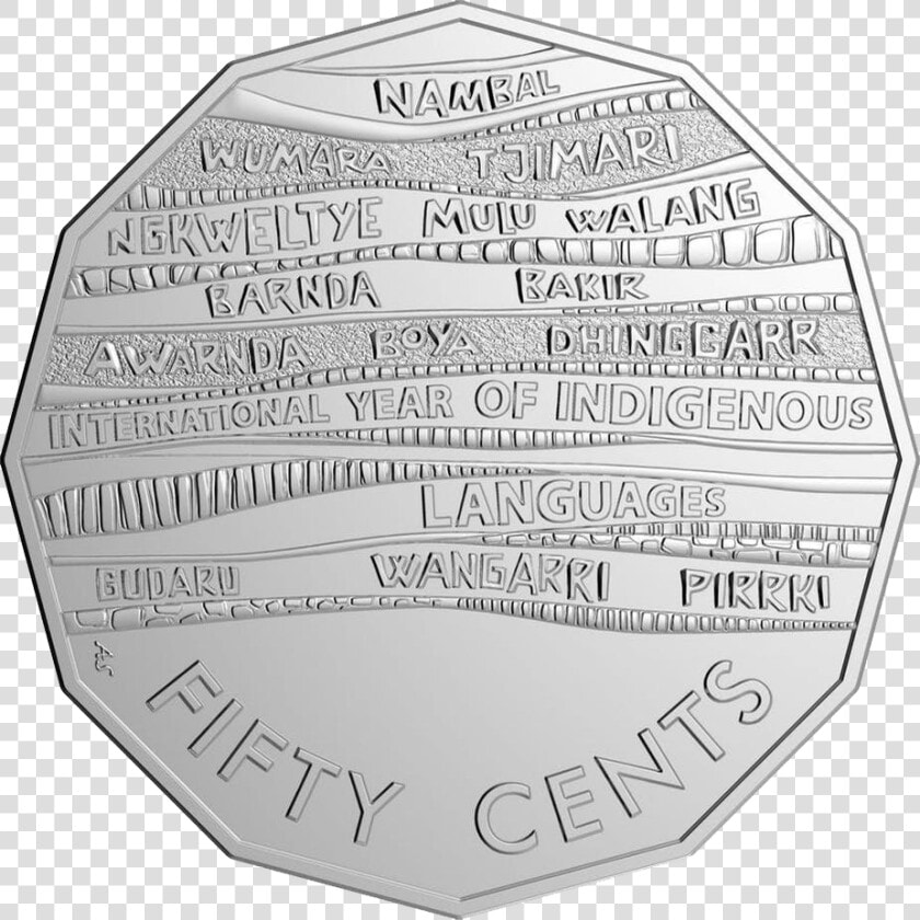 Silver Coin Png Image   50 Cent Coin Australia 2019  Transparent PngTransparent PNG