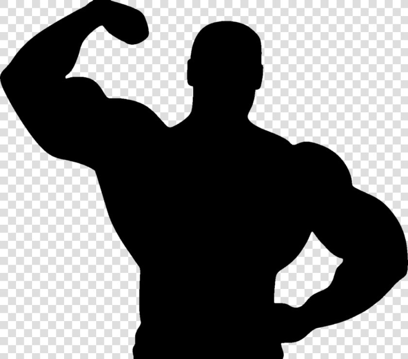 Gallery Of Hulk Drawing Line 2 Art Clip Bodybuilding   Muscle Man Silhouette  HD Png DownloadTransparent PNG