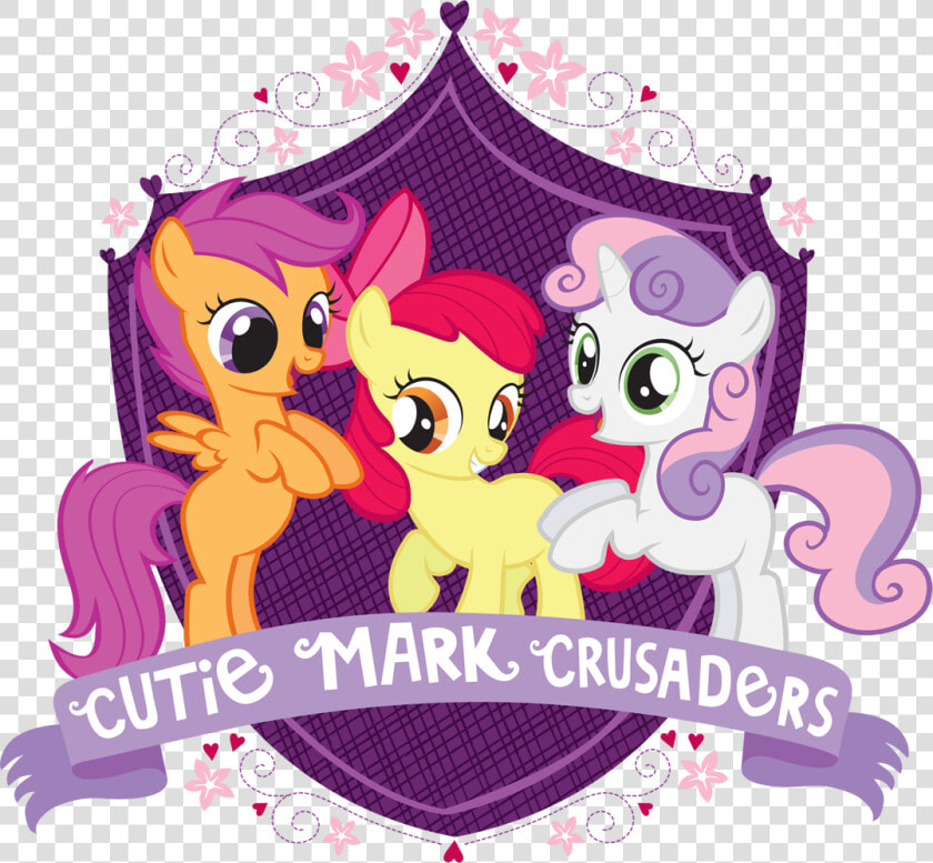 Cutie Mark Crusaders Crest   Cutie Mark Crusaders Logo  HD Png DownloadTransparent PNG