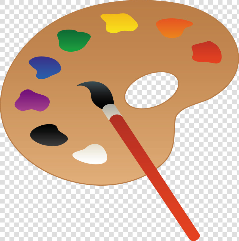 Artist Clipart   Paintbrush Clipart   Paint Palette Clipart  HD Png DownloadTransparent PNG