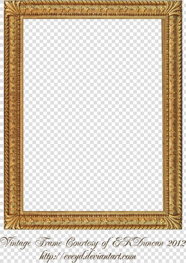 Vintage Gold Frame Png   Frame For Google Docs  Transparent PngTransparent PNG