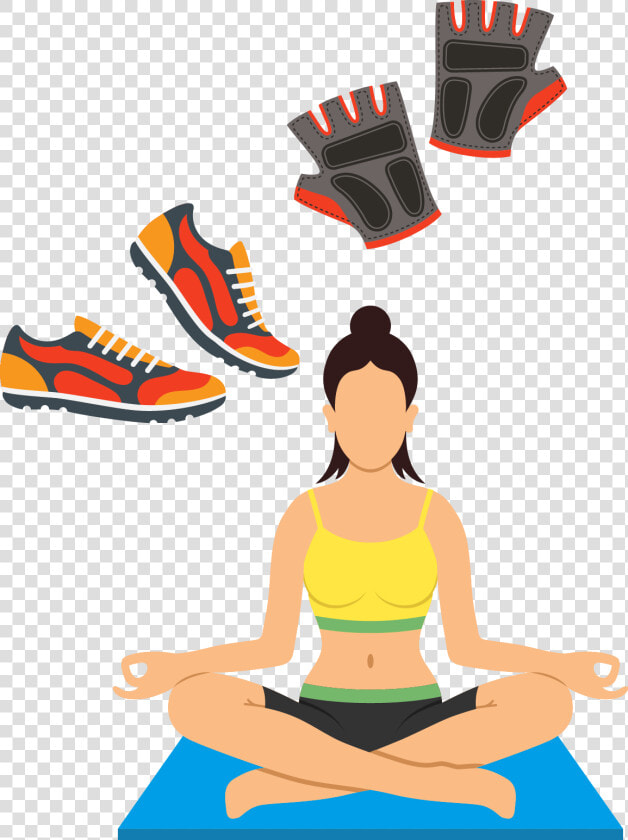 Meditation Yoga Clip Art   Meditation Cartoon Girl Png  Transparent PngTransparent PNG