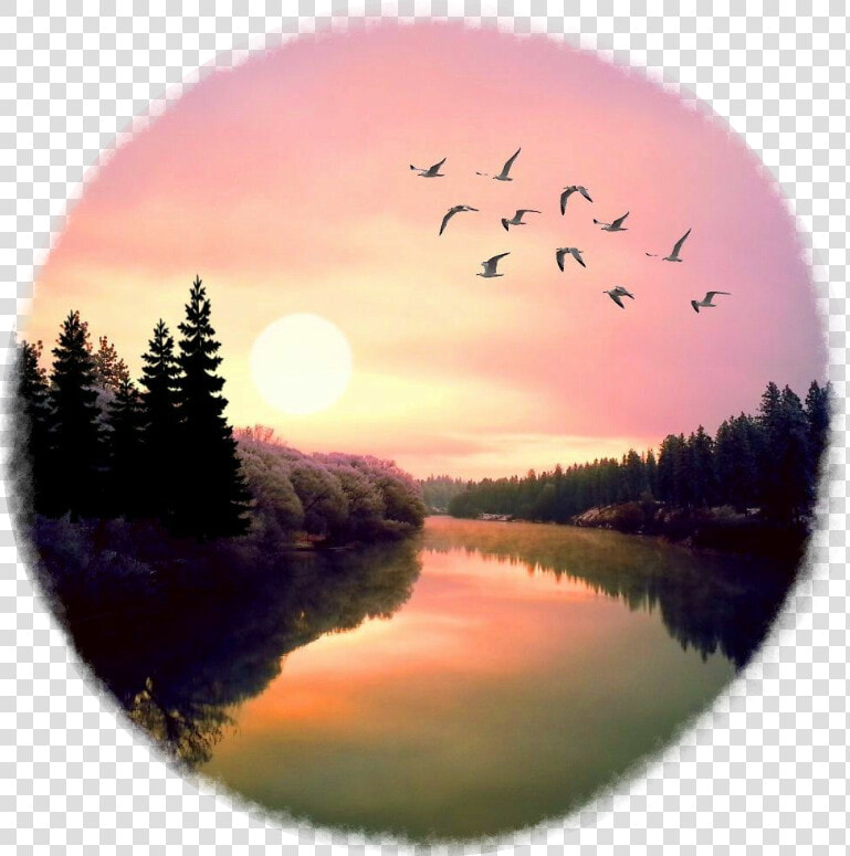 Transparent Sunset Clipart Png   Reflection  Png DownloadTransparent PNG