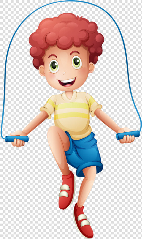 Boy Jump Roping Clip   Skipping Clipart  HD Png DownloadTransparent PNG