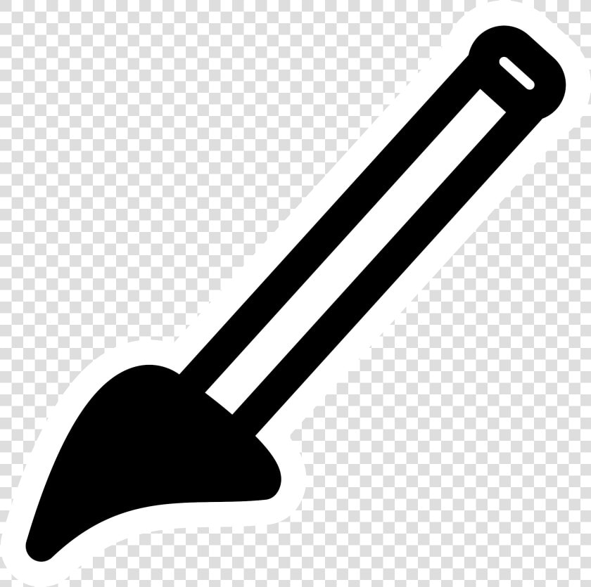 Mono Paintbrush Clip Arts   Paintbrush  HD Png DownloadTransparent PNG