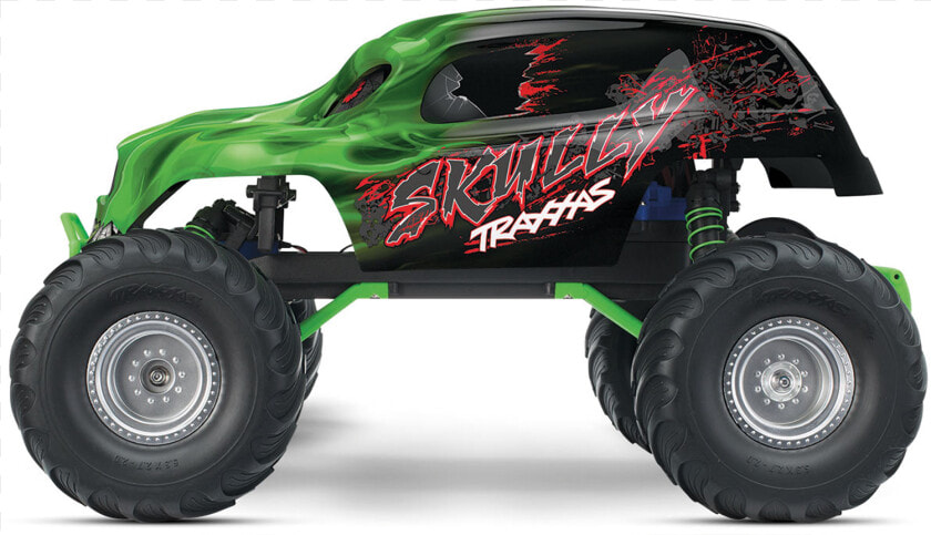 Radio controlled Car Traxxas Skully Monster Truck   Traxxas Stampede 2wd Skully  HD Png DownloadTransparent PNG