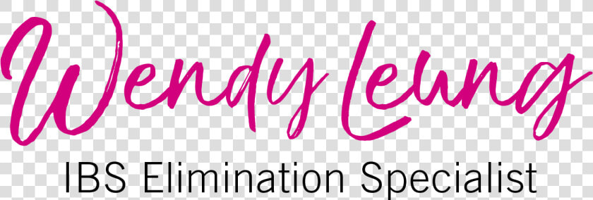 Wendy Leung  Ibs Elimination Specialist And Holistic   Calligraphy  HD Png DownloadTransparent PNG