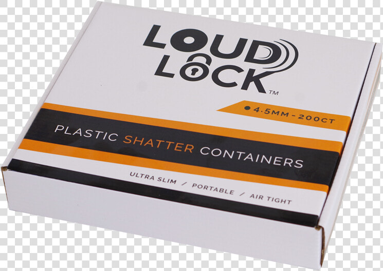 Loud Lock Plastic Shatter Container   Paper  HD Png DownloadTransparent PNG