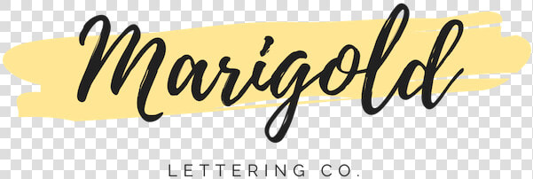 Marigold Lettering Co   Calligraphy  HD Png DownloadTransparent PNG