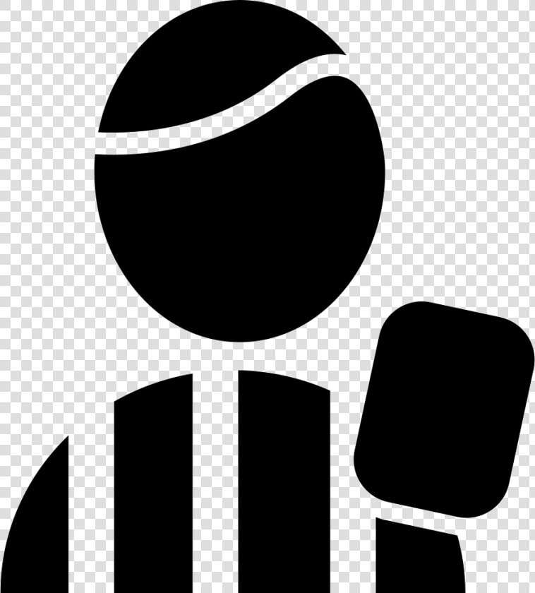 Football Referee Raising Card   Football Referee Sign Icon Png  Transparent PngTransparent PNG