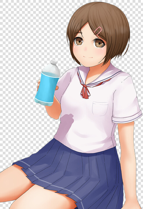 Moe  Cute  Anime   Kawaii Anime School Girls  HD Png DownloadTransparent PNG