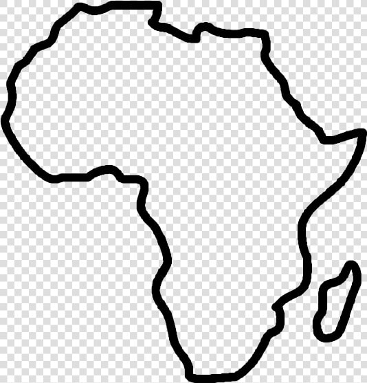 Clip Art Africa Outline   Map Of Africa Clipart  HD Png DownloadTransparent PNG