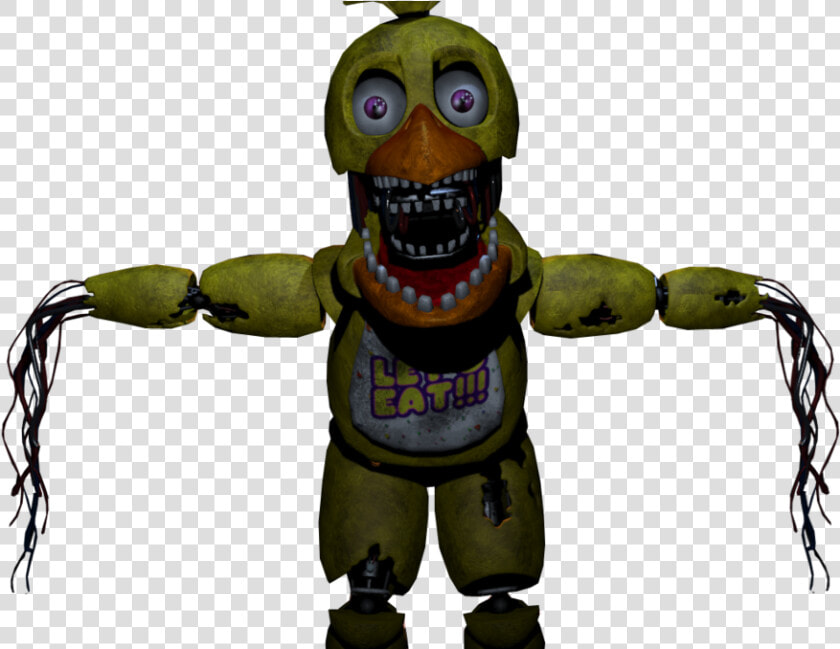 Five Nights At Freddy  39 s Withered Chica  HD Png DownloadTransparent PNG