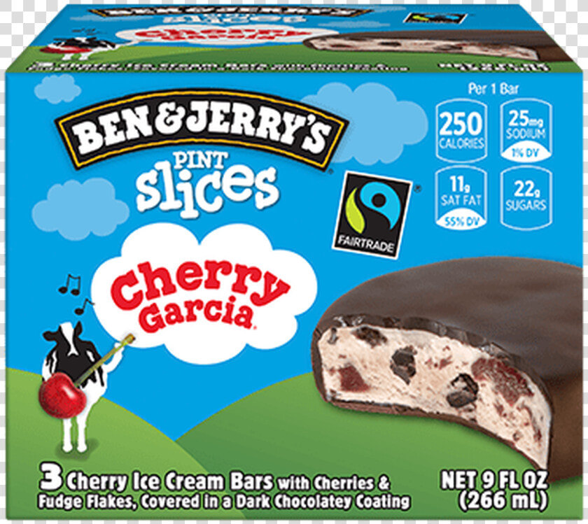 Ben  amp  Jerry S Cherry Garcia Pint Slice   Ben And Jerry  39 s Pint Slices  HD Png DownloadTransparent PNG