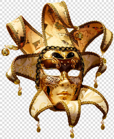 Carneval  Carnival  Mask  Golden  Ornament  Fantasy   Transparent Background Jester Mask Png  Png DownloadTransparent PNG