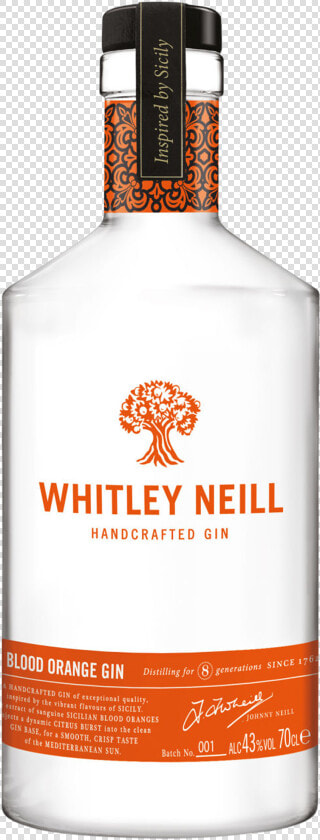 Whitley Neill Blood Orange Gin  HD Png DownloadTransparent PNG