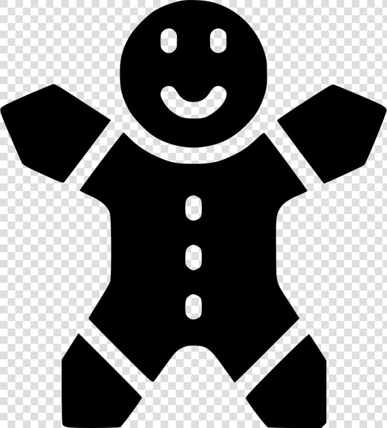 Christmas Cookie Ginger Man   Gingerbread Man  HD Png DownloadTransparent PNG