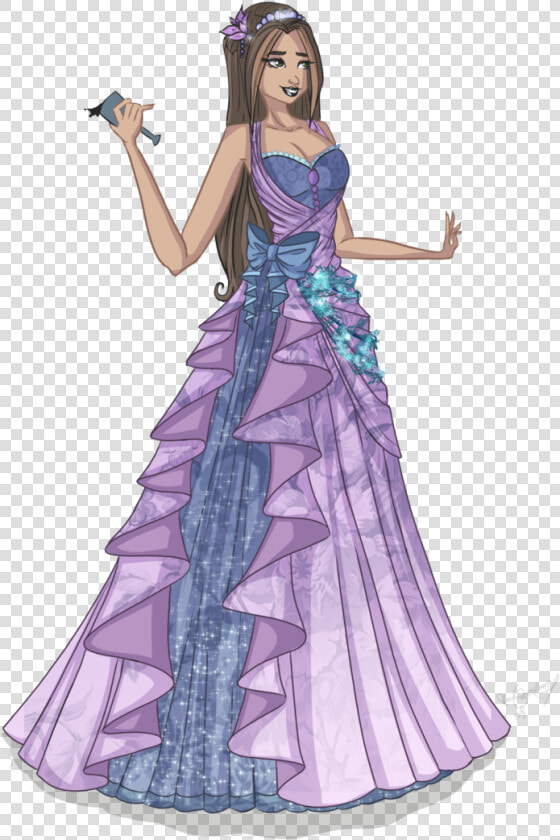 Winx Club Wallpaper Titled Flora Ball Toga  Abito   Dress Winx Club Ball Gowns  HD Png DownloadTransparent PNG