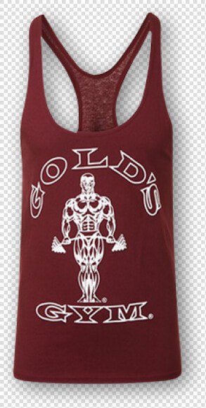 Golds Gym Stringer Black With White Lining  HD Png DownloadTransparent PNG