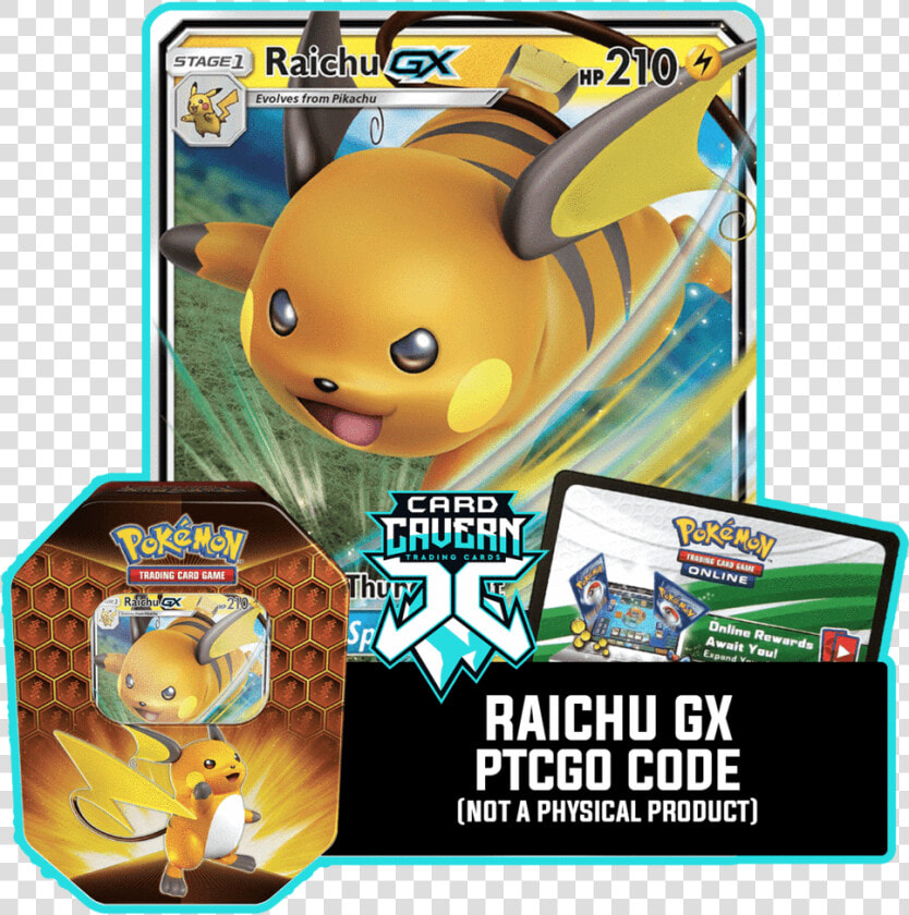 Pokemon Hidden Fates Raichu Gx  HD Png DownloadTransparent PNG