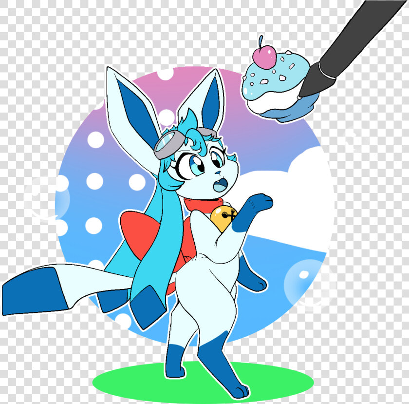 Cel The Glaceon   Cartoon  HD Png DownloadTransparent PNG