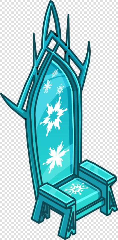 Ice Throne Icon   Club Penguin Throne  HD Png DownloadTransparent PNG