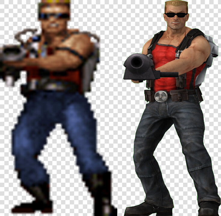 Duke Nukem 3d Sprite   Png Download   Duke Nukem 3d Duke Sprite  Transparent PngTransparent PNG