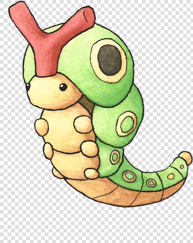  010 Caterpie    011 Metapod    012 Butterfree  HD Png DownloadTransparent PNG