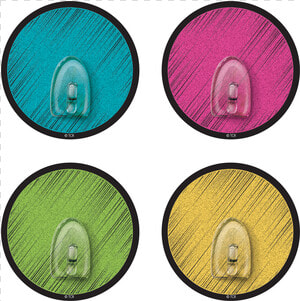 Chalkboard Brights Dots Clingy Thingies Hooks   Circle  HD Png DownloadTransparent PNG