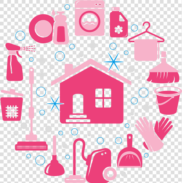 Graphic Of Cleaning Icons In Grid Format   Facility Management Cleaning Icon  HD Png DownloadTransparent PNG