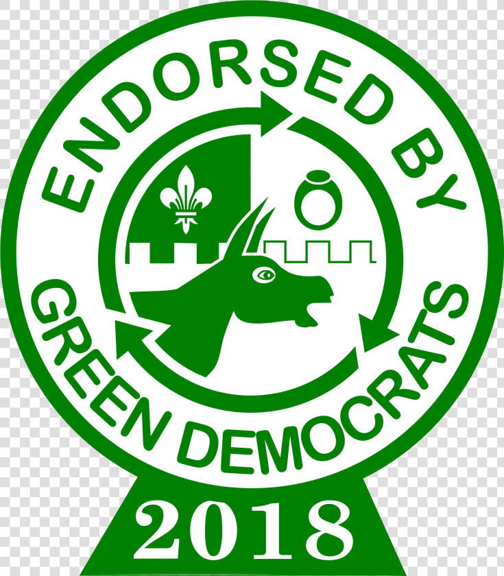 Green Dems 2018 Endorsement High res Color   Circle  HD Png DownloadTransparent PNG