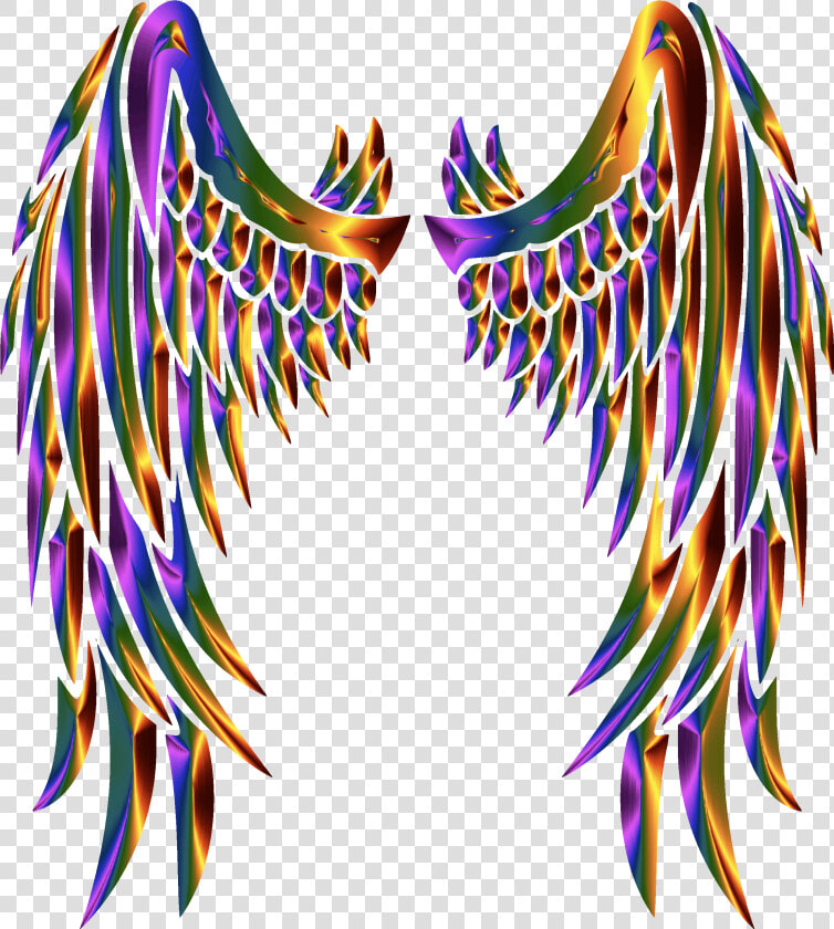 Clipart Chromatic Angel Wings Within Angel Wings Clipart   Angel Wings Design  HD Png DownloadTransparent PNG