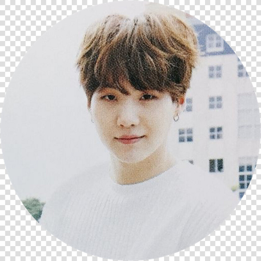 Suga Min Yoongi Circle White Meow Lil Bts Bts   Bts Japan Official Fanclub Magazine Vol 5  HD Png DownloadTransparent PNG