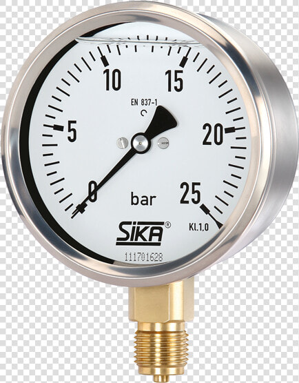 Pressure Gauges   Pressure Gauge 25 Bar  HD Png DownloadTransparent PNG