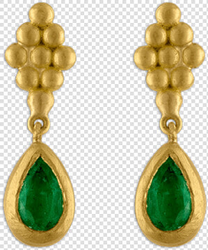 Small Emerald Nona Earrings   Earrings  HD Png DownloadTransparent PNG