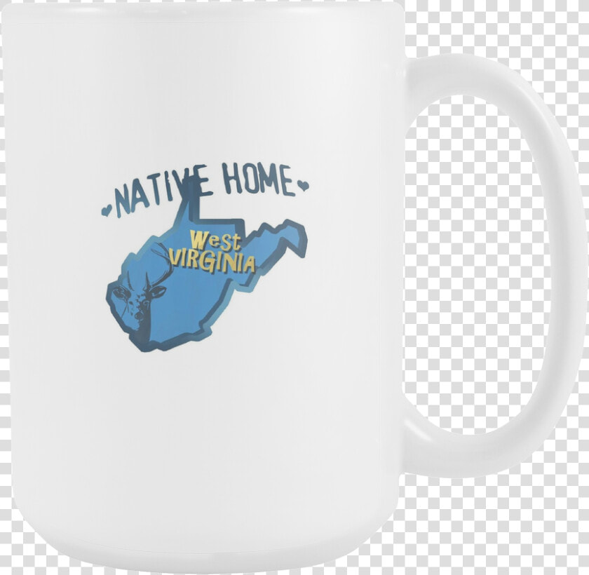 Love West Virginia State Native Home Map Outline 15oz   Coffee Cup  HD Png DownloadTransparent PNG