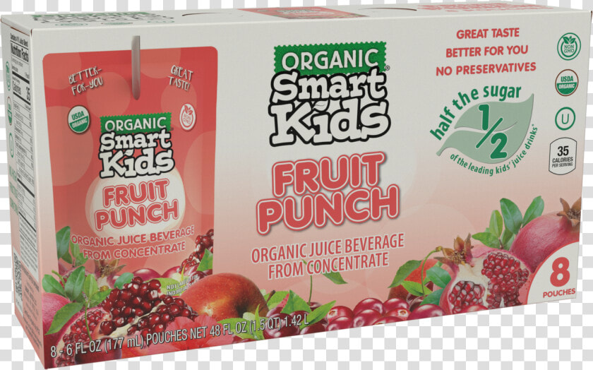 Smart Kids Fruit Punch Pouches Box  HD Png DownloadTransparent PNG