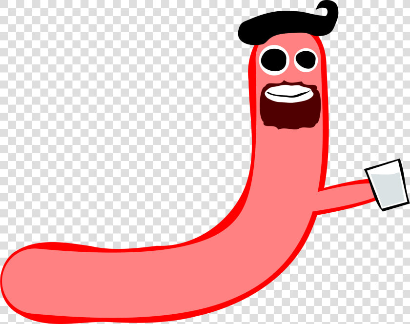 Breakfast Sausage Montreal style Smoked Meat Bratwurst   Cartoon Sausage  HD Png DownloadTransparent PNG