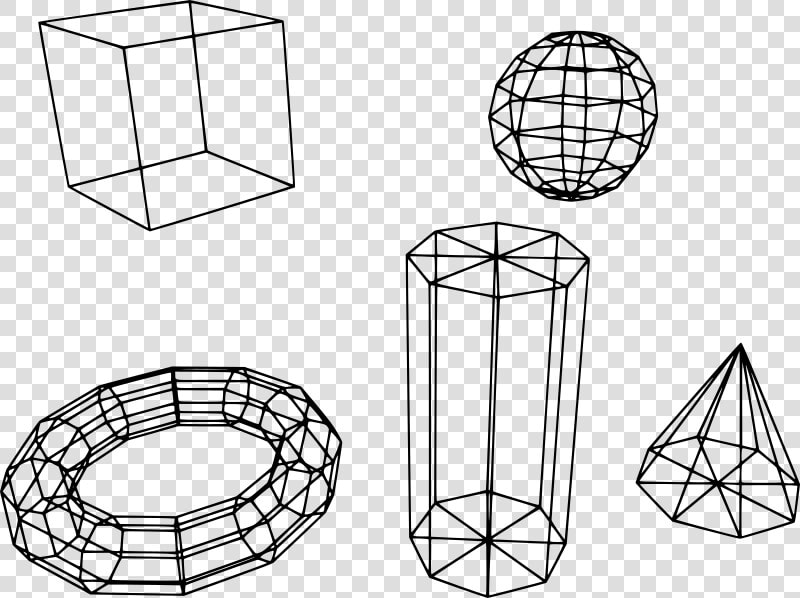 Wireframe Primitives  HD Png DownloadTransparent PNG